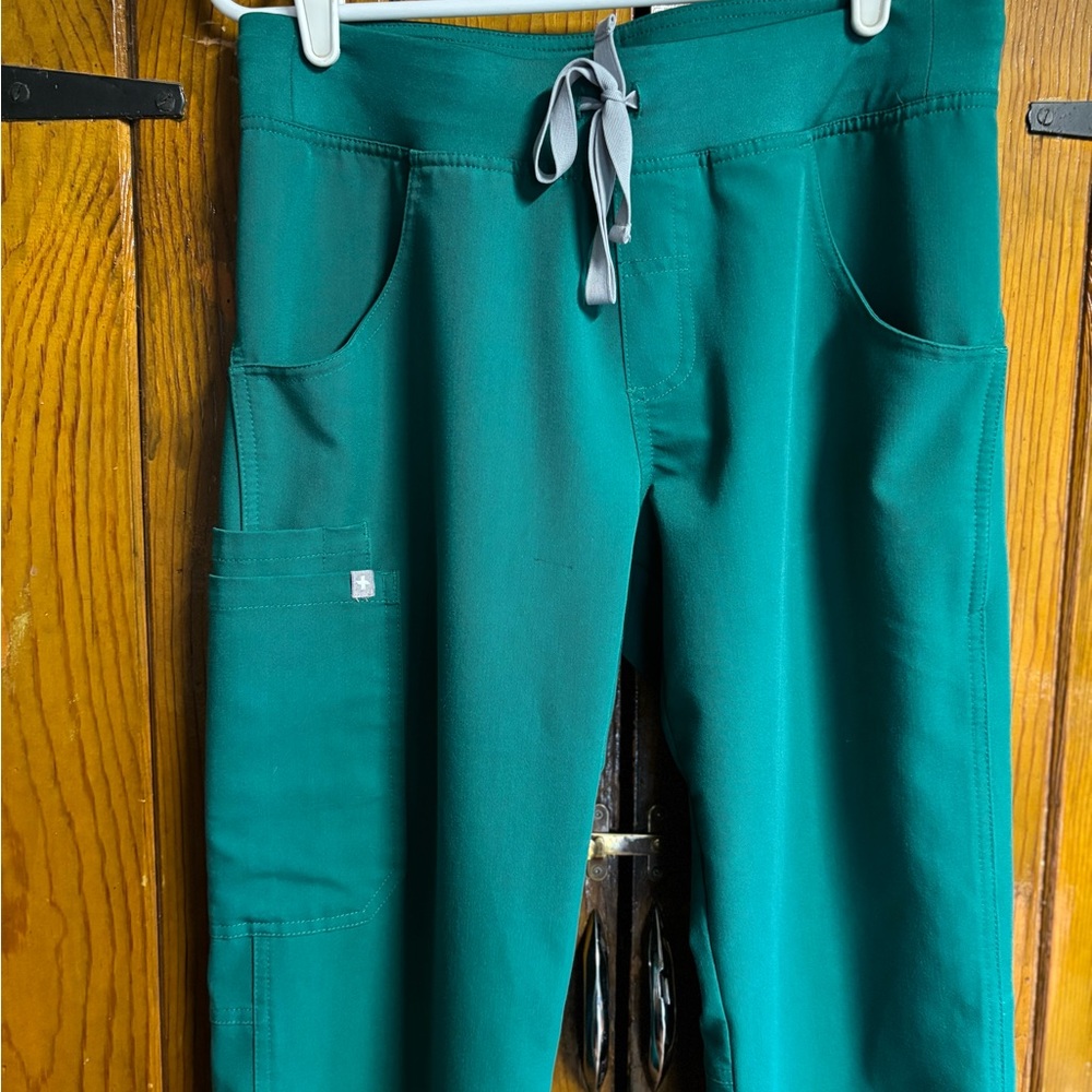 Figs hunter green scrubs kade and casma scrub set